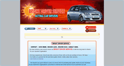 Desktop Screenshot of brightdriverservice.com